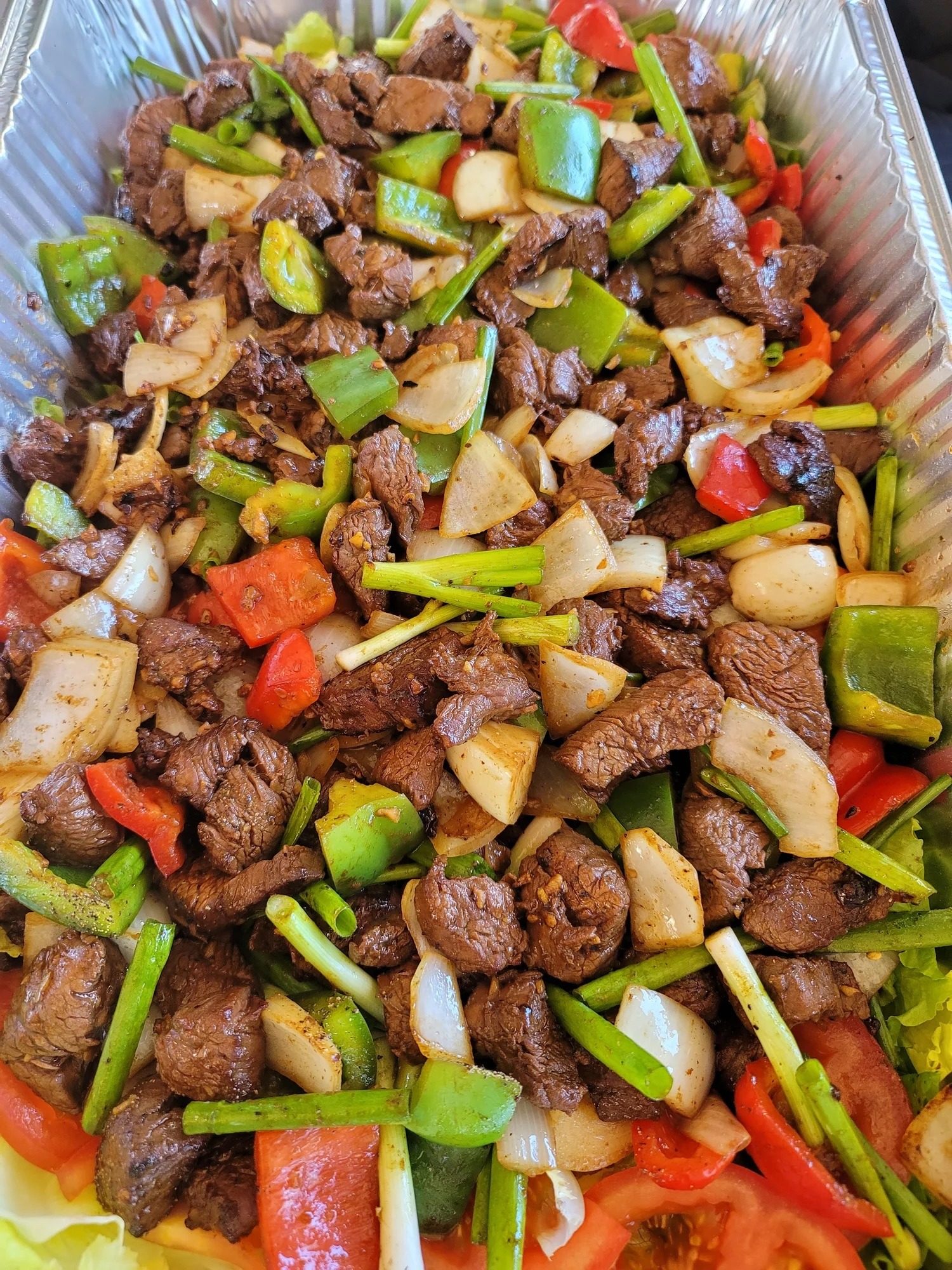 Shaken Beef (5p).