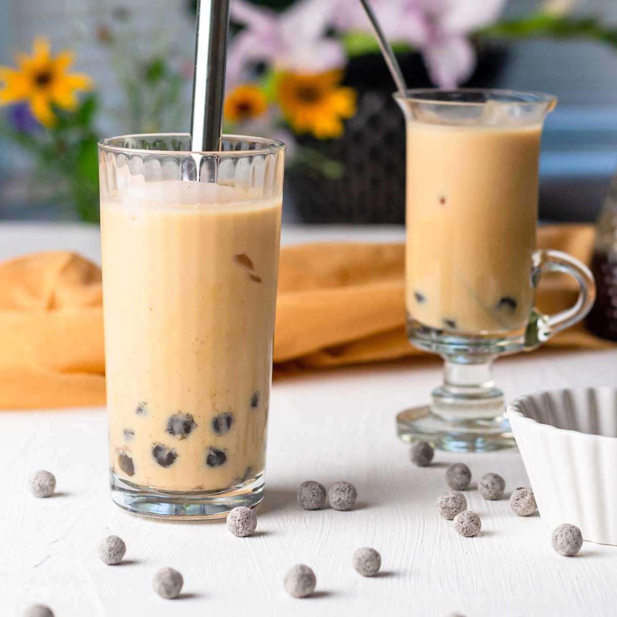 Caramel Milk Tea.