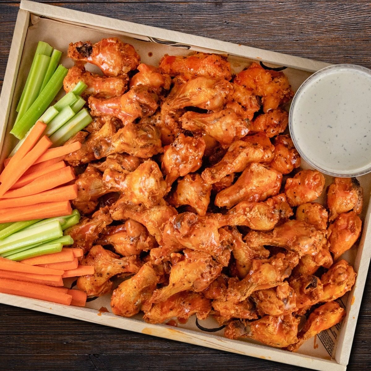 Chicken Wings (40e).