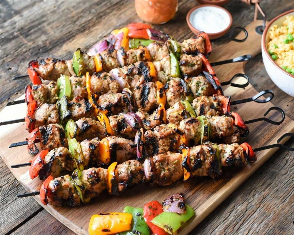 Pork Skewers.