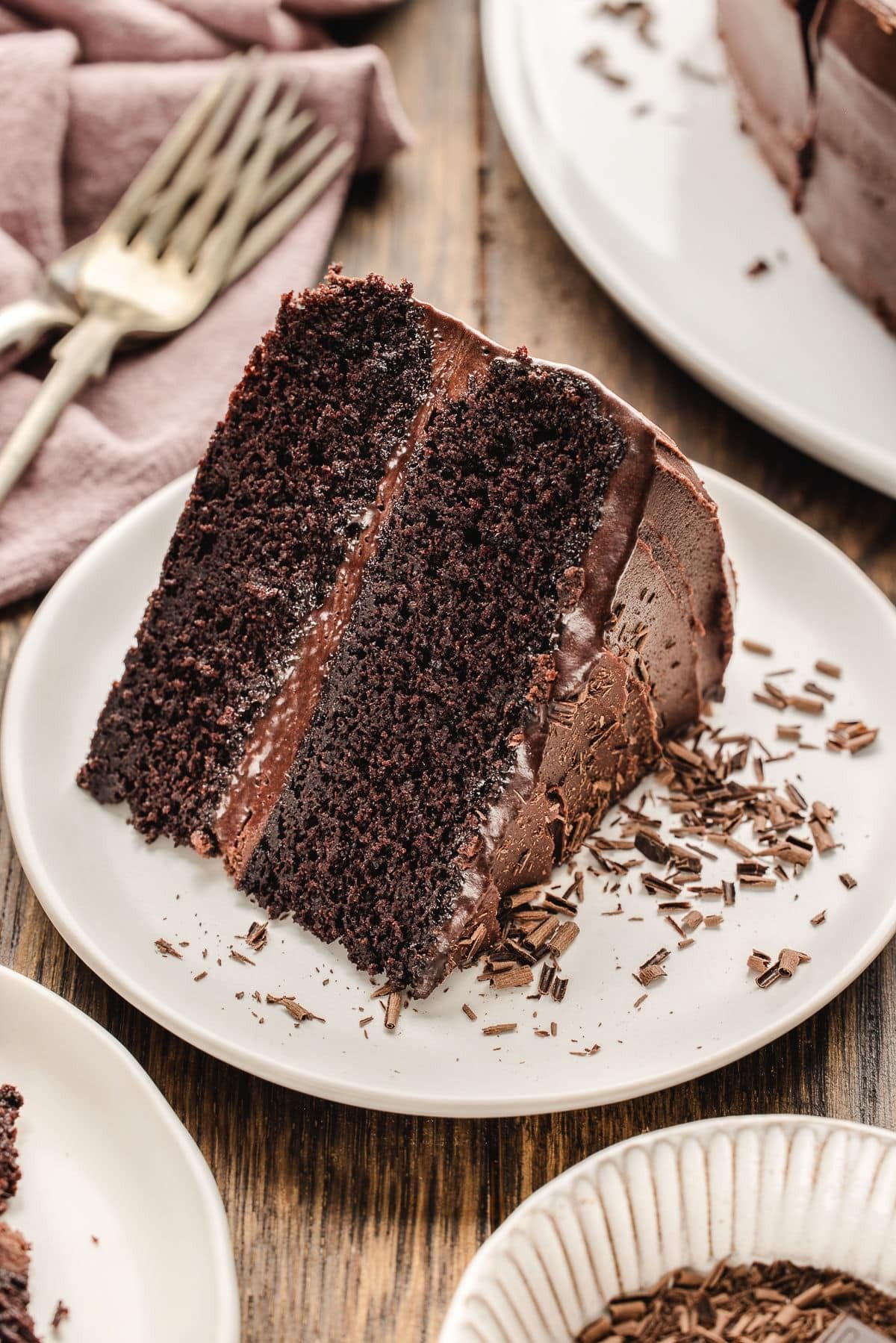 Chocolate Fudge Cake.